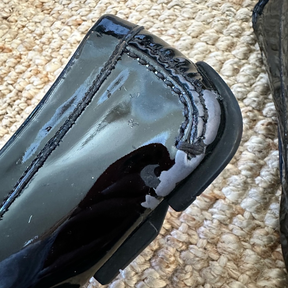 Salvatore FERRAGAMO Patent Leather Loafer Size 10 - Picture 6 of 13